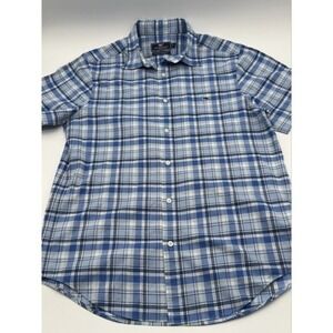 Vineyard Vines Tucker Men Size S Blue White‎ Check Button Down Shirt Classic Fit